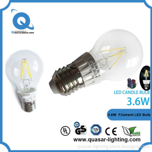 3.6w led filament bulb